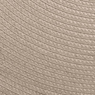 Taupe Woven Vinyl Round Placemats, Set of 12