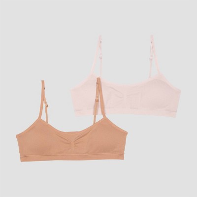 Hanes Girls' 2pk Pullover Bra : Target