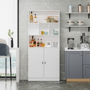 FUFU&GAGA Combination Modular Cabinet Living Room Display Cabinet Storage Solutions - 1 of 4
