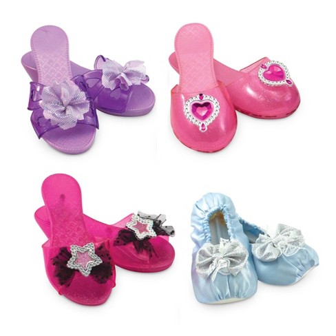 Melissa Doug Role Play Collection - Step Style! Dress-up Shoes Set (4 Pairs) : Target