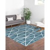 Unique Loom    Matrix Trellis Geometric Area Rug - 4 of 4