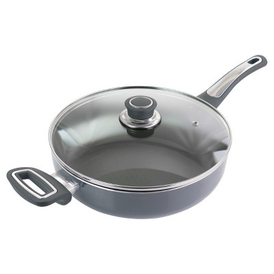 Oster Hawke 3.9 Quart Ceramic Nonstick Aluminum Saute Pan With Lid