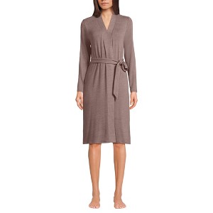 Lands' End Women's Faux Cashmere Cozy Robe - 1 of 3