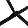 Sunnydaze Outdoor 2-Person Double Polyester Rope Hammock with Wood Spreader Bar and 15ft Black Steel Stand - 2 of 4