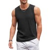 COOFANDY Men's Casual Tank Tops 1 PC&2PC Knit Sleeveless Lightweight Tee Muscle Basic T Shirts - 3 of 4