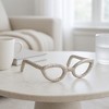Sagebrook Home Abstract Glasses Aluminum Sculpture Decoration - 3 of 4