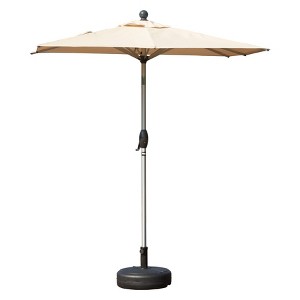 PAGED Rectangle Patio Umbrella Modern Market Umbrella with Lift, Tilt, Crank for Garden and Poolside, Umbrella Base Not Included - 1 of 4