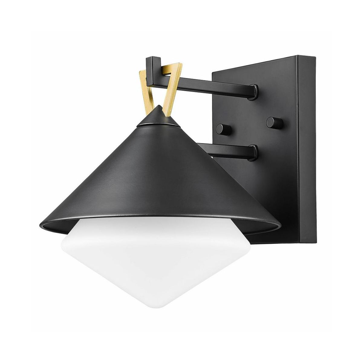 Acclaim Lighting Edmore 1 - Light Wall Light in Matte Black/Gold