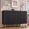 54" 8-Drawer Dresser - Wide Wooden Dresser with Deep Storage, Modern Double Dresser for Bedroom, Living Room or Nursery - 4 of 4