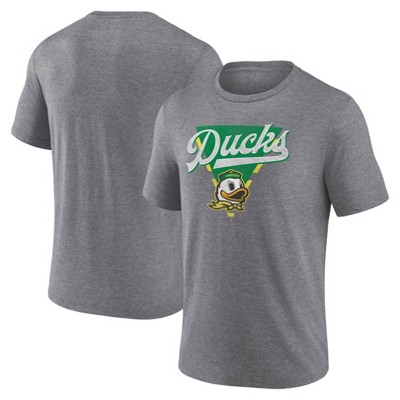 NCAA Oregon Ducks Men's Gray Triblend T-Shirt
