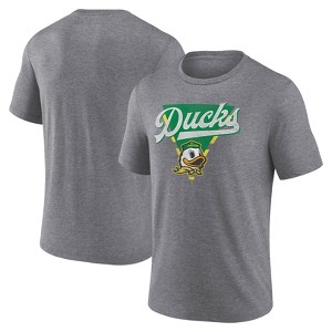 NCAA Oregon Ducks Men's Gray Triblend T-Shirt - 1 of 3