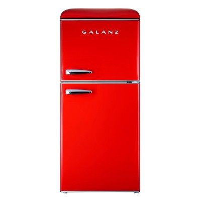  Galanz 4.0 cu ft True Freezer Dual-Door  Refrigerator  - Red 