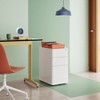 GALAXHERO File Cabinet, 3-Drawer Vertical Filing Cabinet, Slim Space-Saving Storage for Legal/Letter Size Files, Home & Office Organization, White - 3 of 4