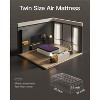 Itopfox Twin Air Mattress with Built-in Pump, Quick Self-Inflation, Comfortable Flocked Top for Home, Camping, and Travel, Supports Up to 550 lbs - 2 of 4
