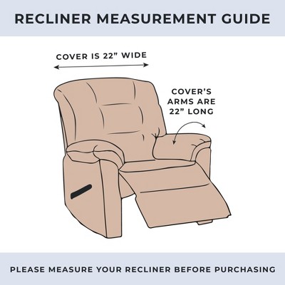 Taupe and Blue Floral Patchwork Recliner Furniture Protector