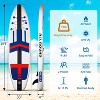 Nasitip 10'6" Inflatable Stand Up Paddle Board with Paddle & Accessories, Stable Non-Slip Deck, SUP for Adults & Youth - 2 of 4
