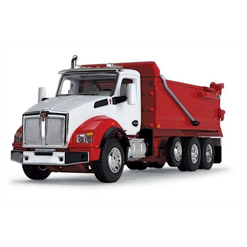 First Gear Dcp 1/64 White & Viper Red Kenworth T880 Rogue Dump 60-1415 ...