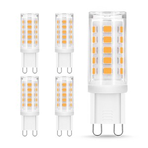 DORESshop 40-Watt Equivalent G9 Base Non-Dimmable LED Light Bulb in Warm White 3000K (5-Pack) - 1 of 4