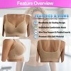 5 Star Super Deals Seamless Wireless Bra – Wire-Free Padded Support, Breathable Air Cooling Mesh, Natural Shaping and Lift for Daily Wear - 3 of 4