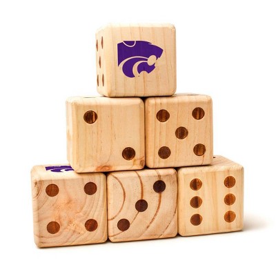 NCAA Kansas State Wildcats Lawn Bowling Yard Dice