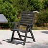 WestinTrends Malibu HDPE Adjustable Highback Folding Patio Dining Chair - 2 of 4