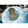 NCAA North Carolina Tar Heels 48" Inflatable Pool Float: PVC Water Float, 330 lbs Capacity - 2 of 3