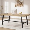 COZONY Large Rustic Dining Table for 6-8 People - Industrial Rectangle Wood Kitchen Table with Metal Legs, No Chairs - 4 of 4