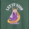 Women's - Disney - Let It Snow Gifts Lightweight French Terry Wide Neck Long Sleeve Shirt - 2 of 4