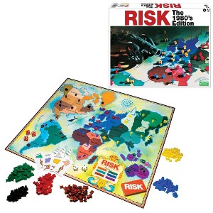 Winning Moves Games USA Risk 1980s Edition – Classic Strategy Board Game for 2–6 Players, Ages 8+ - 1 of 1