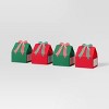 4ct Christmas Gift Boxes with Bows Red/Green - Wondershop™ - 3 of 4
