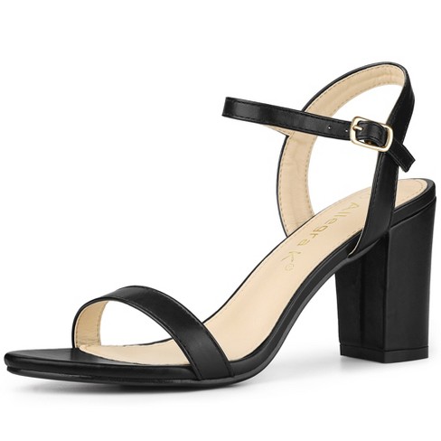 Target black heel sandals sale