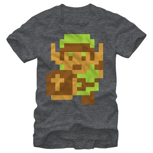 Men's Nintendo Legend of Zelda Pixel Link T-Shirt - 1 of 4