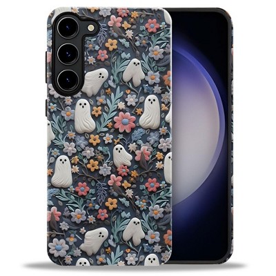 BONGEEK Case Compatible with Samsung Galaxy S23 Plus,Scratch Resistant Hybrid 2-Layer Hard Shell Bright Phone Case, Floral