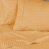 400 Thread Count Cotton Stripe Deep Pocket Luxury 4 Piece Bed Sheet Set by Blue Nile Mills - 3 of 4
