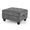 116" Chenille Upholstery U-Shaped Modular Sectional Sofa with 6 Storage Seats, 6-piece DIY Combinations Sofa - 4 of 4