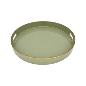 Hub Styler Round Decorative Serving Tray Green No Size - 1 of 4
