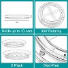 Sorbus 9 Inch Flat Clear Lazy Susan Organizer - 2 of 4