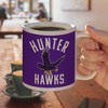 Hunter College Hawks Logo Ceramic Coffee Mug Novelty Gift Mugs for Coffee Tea and Hot Drinks 11oz White - 4 of 4