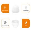 Unique Bargains Silicone Noise Reduction Comfortable Fit Easy to Install Earbuds Tips White 20 Pcs - 2 of 4