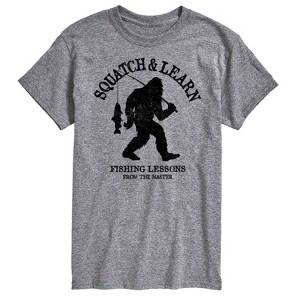 Men's - Instant Message - Squatch And Learn Short Sleeve Graphic T-Shirt - 1 of 4