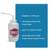 Amber Fight Gear Pro Style 24oz Clear Water Bottle with Long Curved Straw, Ideal for Gym, Yoga, Sports, Boxing, Lacrosse, Football, Hockey & Outdoors - 3 of 3