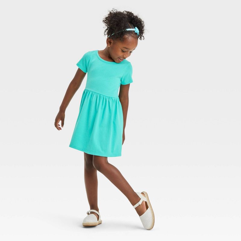 Toddler Girls' Short Sleeve Dress - Cat & Jack™, 3 of 10