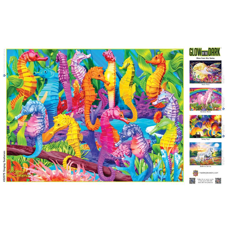 MasterPieces 300 Piece EZ Grip Jigsaw Puzzle - Singing Seahorses - 18"x24", 5 of 9