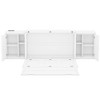Whisen Modern Design Full Size Murphy Bed, Folded into a Cabinet with Shelves and USB Ports - 4 of 4