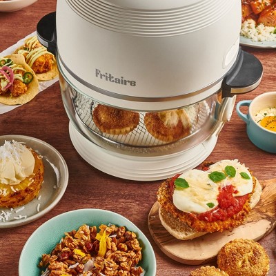 Fritaire 5 Qt Black Electric Glass Bowl Air Fryer