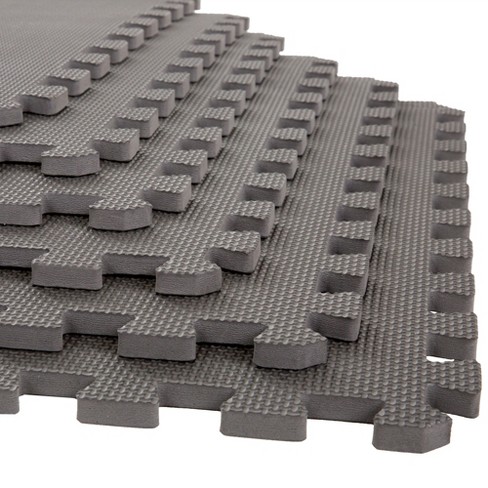 Stalwart 6-Pack Gray Interlocking Eva Foam Floor Mats