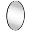 TEHOME Javell Oval Stainless Steel Framed Wall Mounted Bathroom Vanity Mirror - 3 of 4