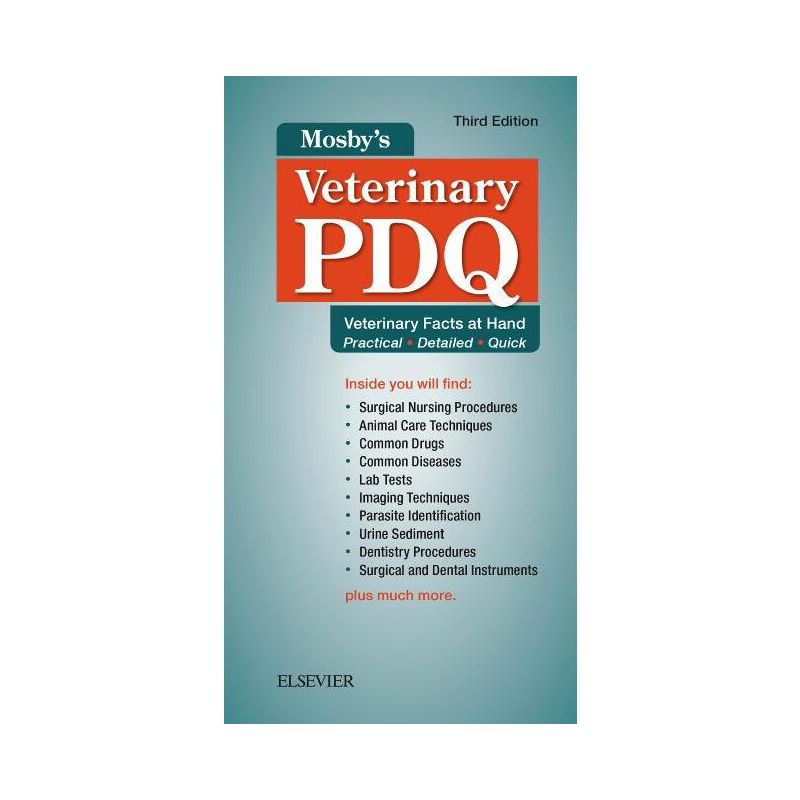 Mosby's Veterinary PDQ - 3rd Edition by  Margi Sirois (Spiral Bound), 1 of 2