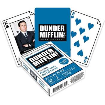 Aquarius Puzzles The Office Dunder Mifflin Playing Cards | 52 Card Deck + 2 Jokers