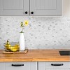 Smart Tiles 9.80'' X 9.74'' Self Adhesive Ravenna Bianco 3D Peel and Stick Backsplash Tiles Gray: Vinyl Stick On Tile - 3 of 4